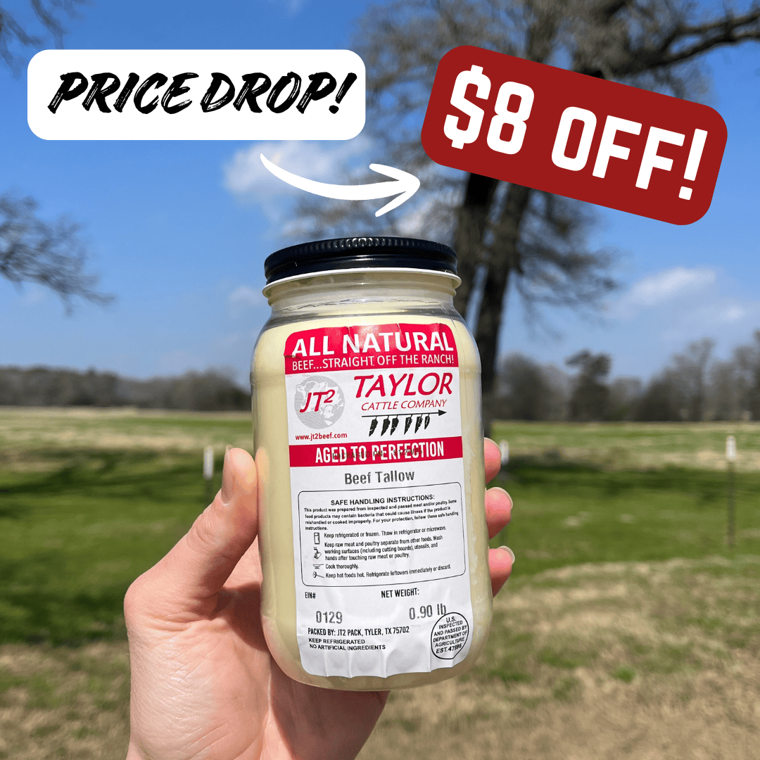 Pick - All-Natural Beef Tallow (2) 14oz Jars