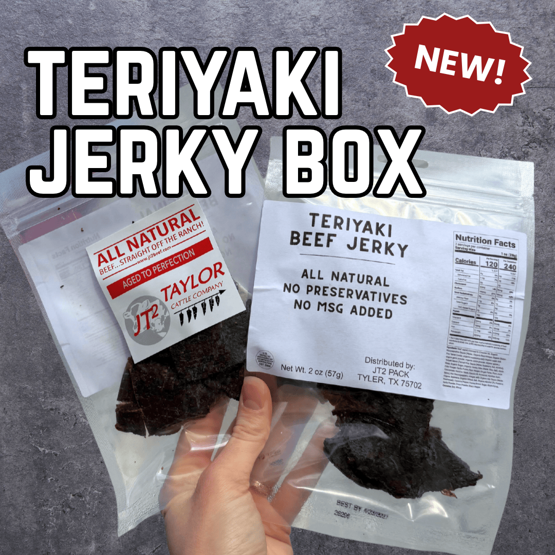 NEW Teriyaki All-Natural Beef Jerky Box